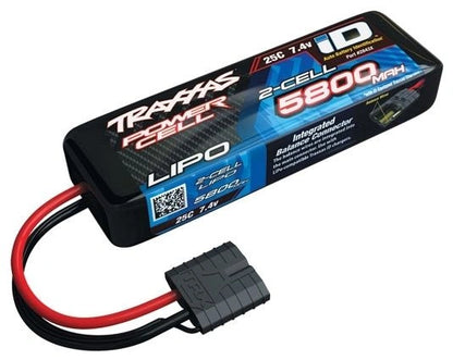 LiPo Akku 2S 7.4V 5800mAh – 25C mit Traxxas iD™-Anschluss - 2843X - RCXX - RC Racing Shop | RC Models | Tuning & Spare Parts for Professionals