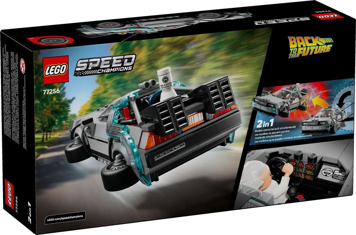 LEGO Speed Champions Time Machine – Back to the Future - 77256