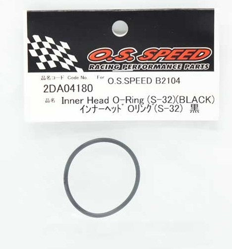 O.S. Speed Inner Head O-Ring (S-32) (BLACK) - 2DA04180 - RCXX - RC Racing Shop | RC Models | Tuning & Spare Parts for Professionals