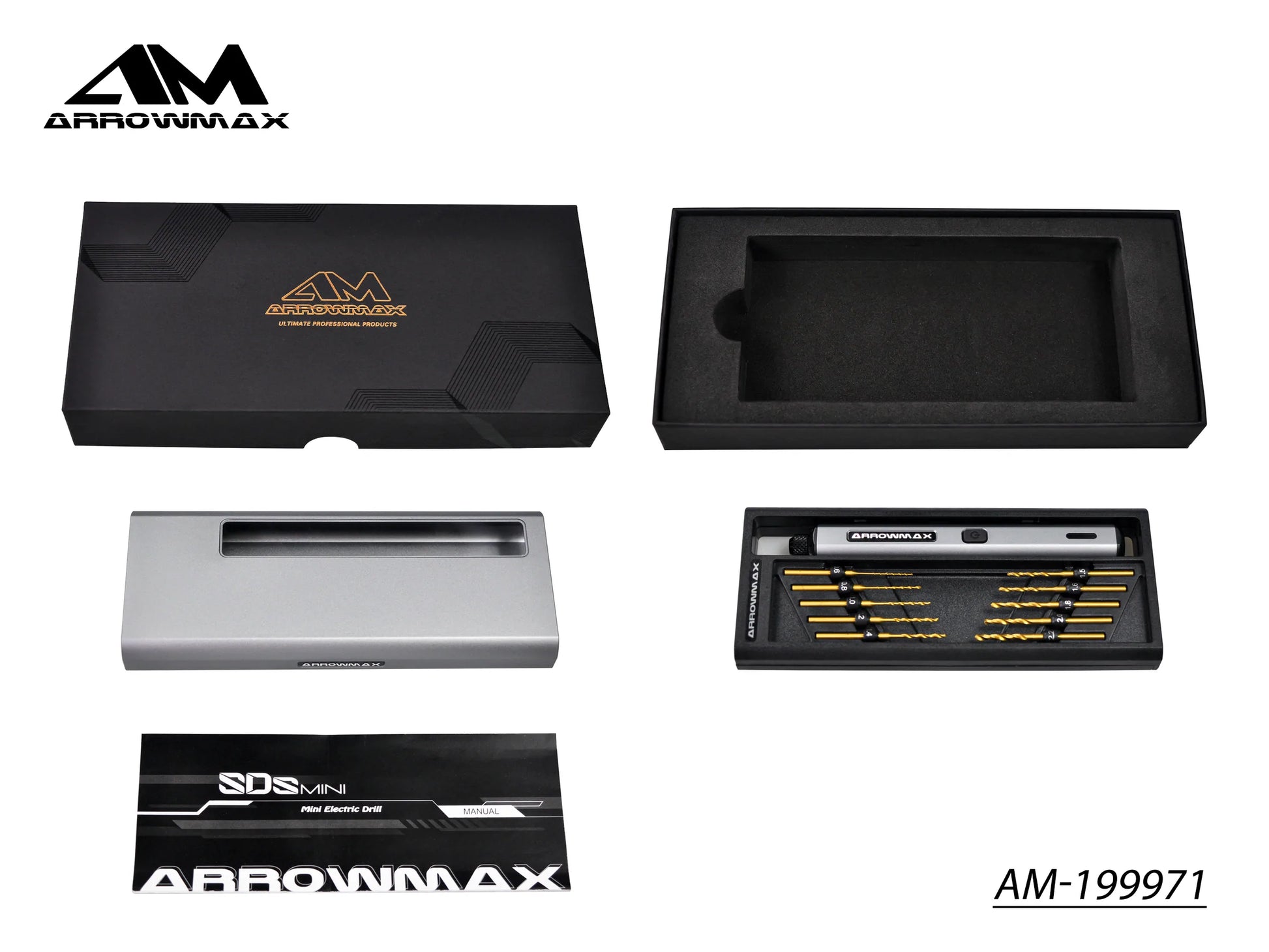 Arrowmax SDS Mini Electric Drill - AM-199971 - RCXX - RC Racing Shop | RC Models | Tuning & Spare Parts for Professionals