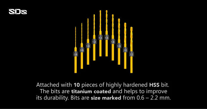 Arrowmax SDS Mini Electric Drill - AM-199971 - RCXX - RC Racing Shop | RC Models | Tuning & Spare Parts for Professionals