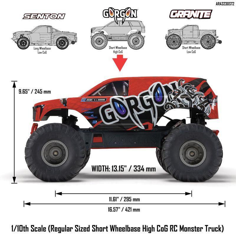 Arrma Gorgon 1/10 Smart RTR - ARA3230S - RCXX - RC Racing Shop | RC Models | Tuning & Spare Parts for Professionals