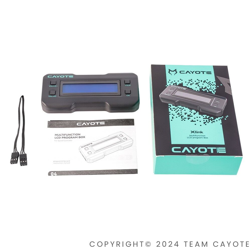 CAYOTE Racing X-Link Programmierbox für Cayote Fahrtenregler - X-LINK - RCXX - RC Racing Shop | RC Models | Tuning & Spare Parts for Professionals