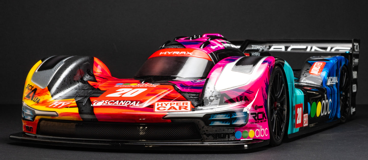 ZooRacing HYRAX 1/10 Hyper Car Body 0.7mm - ZR-0020
