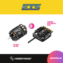 Hobbywing ETS Combo - ESC XR10 Stock Spec V2 + Motor V10 G4R 17.5T - RCXX - RC Racing Shop | RC Models | Tuning & Spare Parts for Professionals