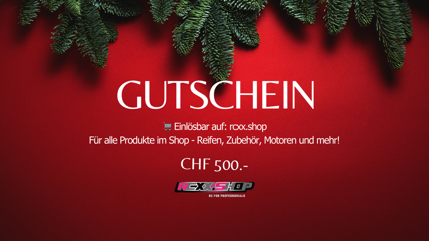 RCXX Geschenkkarte - RCXX - RC Racing Shop | RC Models | Tuning & Spare Parts for Professionals