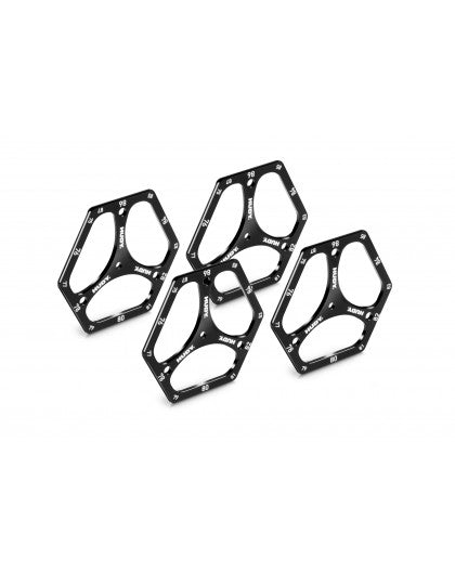 Hudy Setup Wheels for 1/10 Offroad (4) - H108970 - RCXX - rc racing for professionals