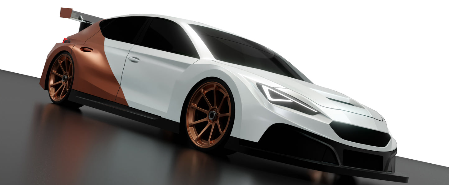 Bittydesign HIBERYA 1/10 FWD Body - 190mm - BDFWD-190HBY