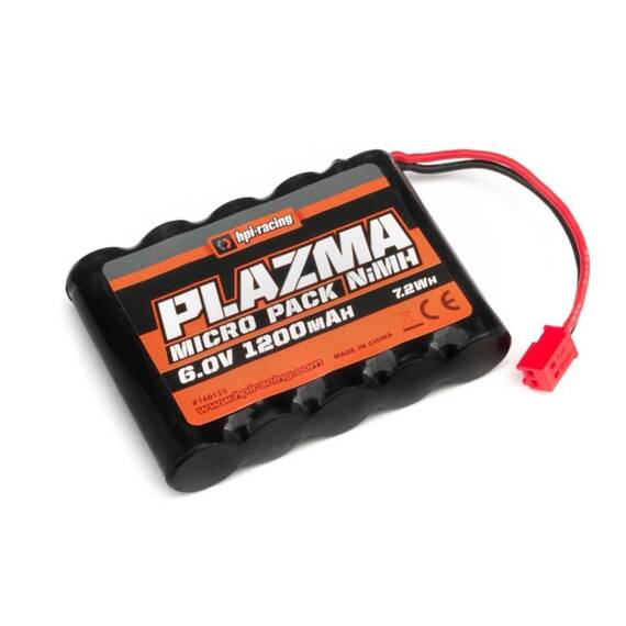 HPI Plazma 6.0V 1200mAh NiMH Micro RS4 Battery Pack - RCXX - RC Racing Shop | RC Models | Tuning & Spare Parts for Professionals