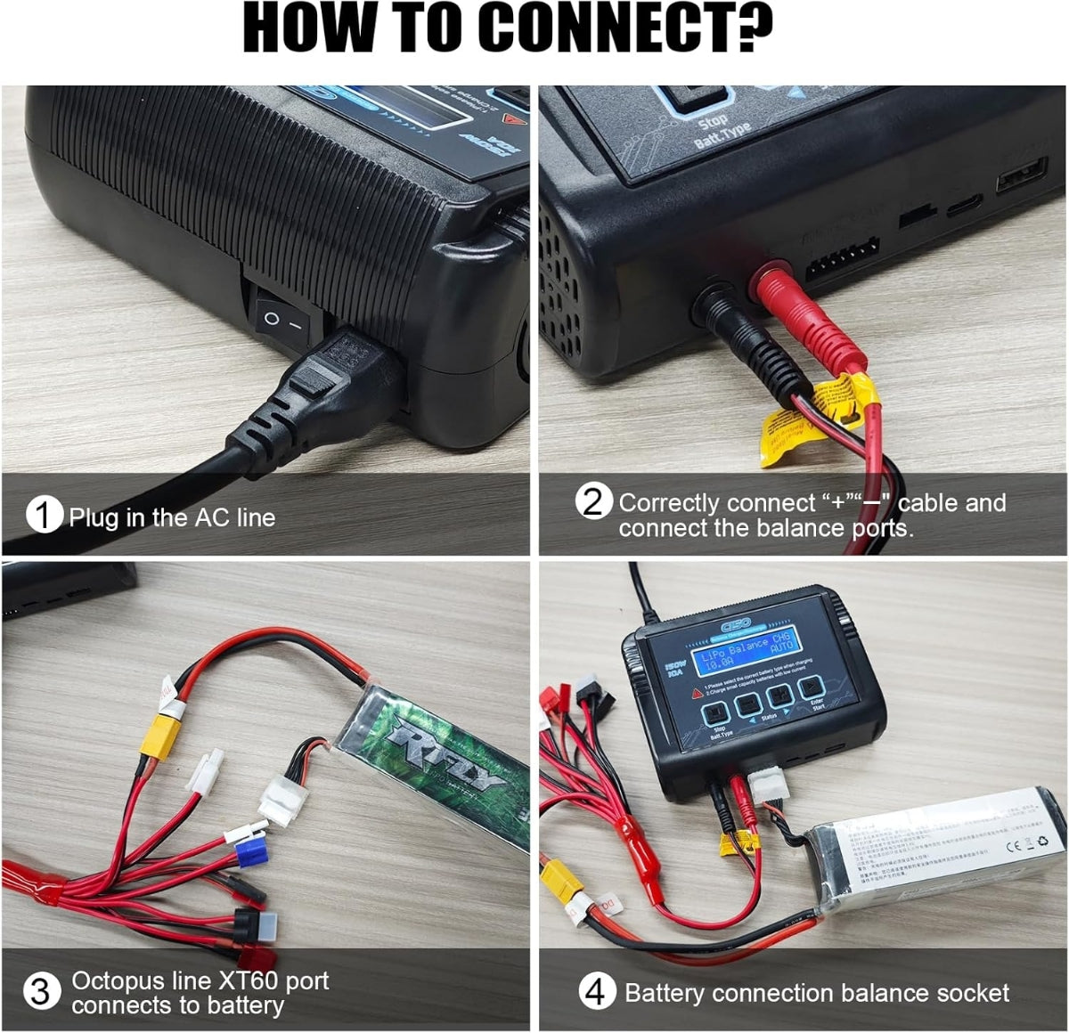 HTRC Ladegerät C150 150W (10A) - HTRC-C150 - RCXX - RC Racing Shop | RC Models | Tuning & Spare Parts for Professionals