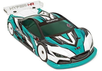 Bittydesign HYPER-HR 1/10 TC 190mm Clear Body Shell - BDTC-190HRHYP