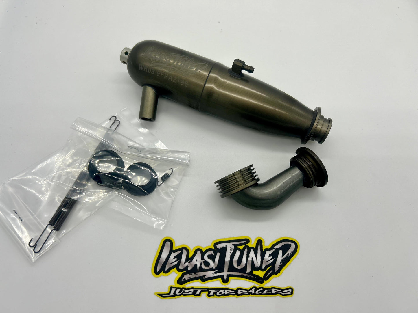 1/8 Reso pipe EFRA 2196 + manifold MR04 by OS – Hardcoated KIT