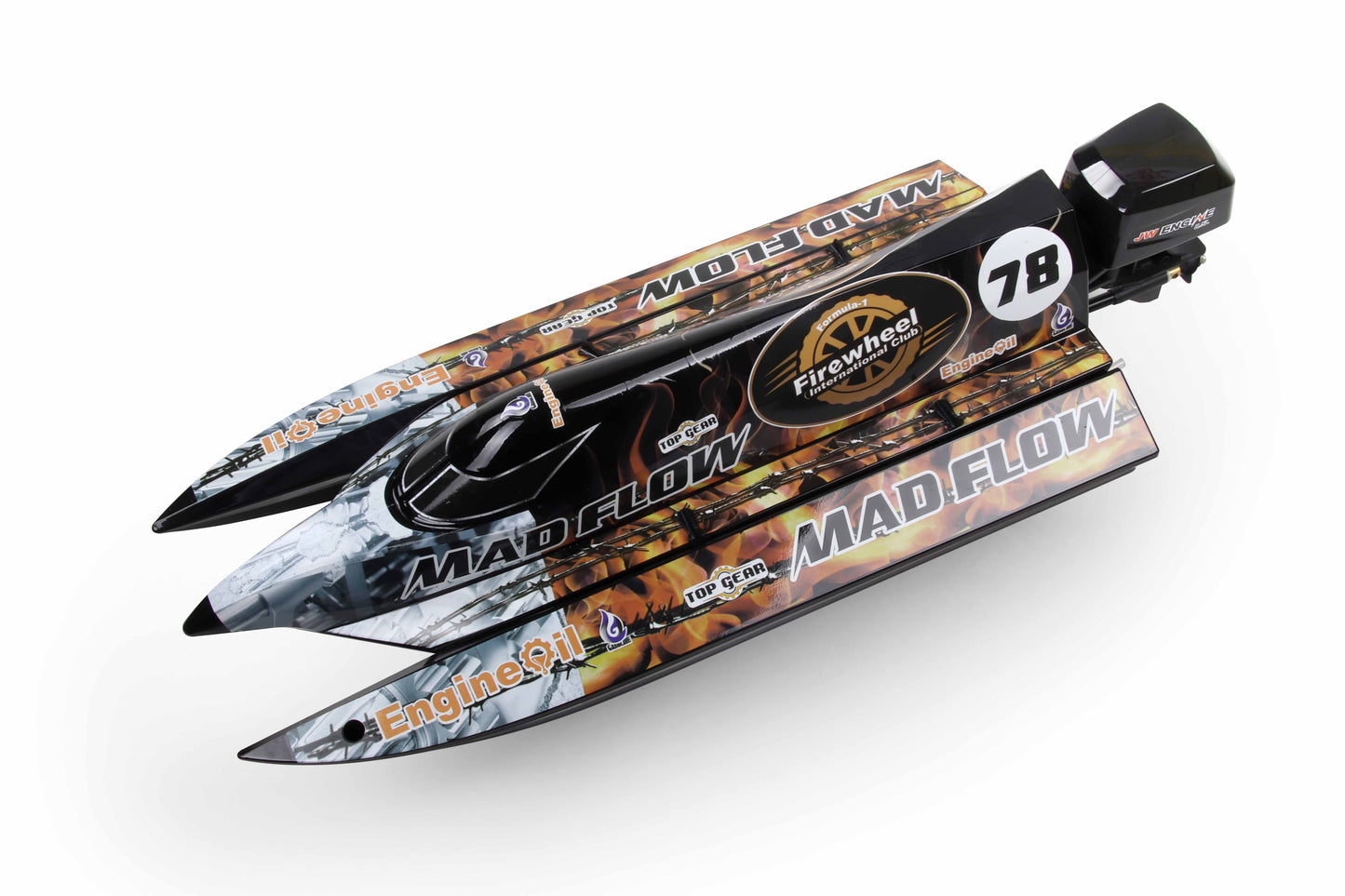 Bateau Joysway Mad Flow V3 Brushless F1 Électrique ABS 590mm 2.4G RTR