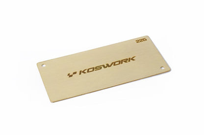 Koswork battery weight Shorty 94x46x0.6mm - 22g - KOS04221