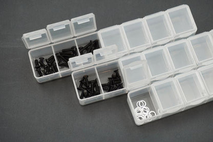 Koswork 7-Compartments Parts Box 165 × 33 × 23 mm (3er-Set)