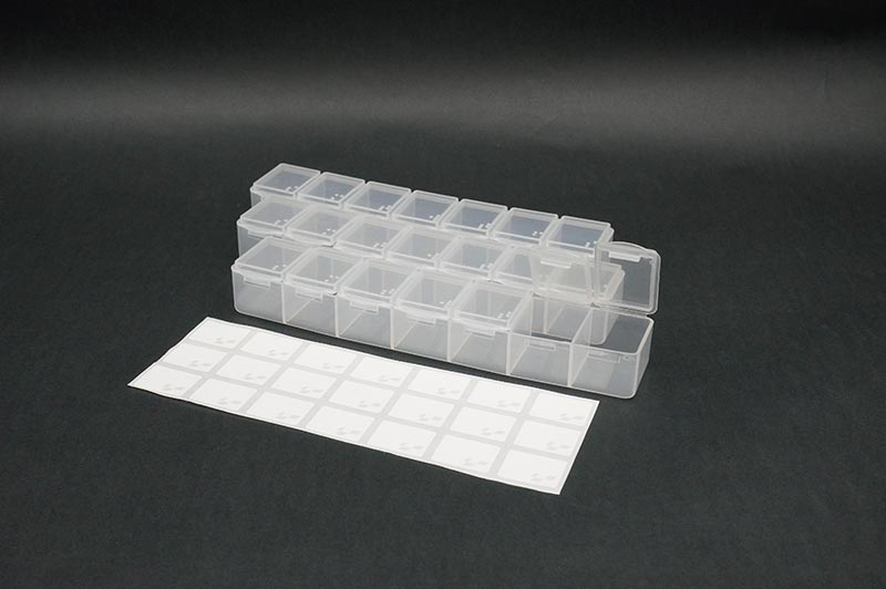 Koswork 7-Compartments Parts Box 165 × 33 × 23 mm (3er-Set)