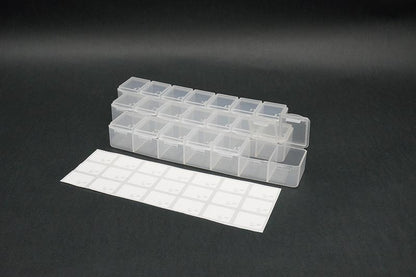 Koswork 7-Compartments Parts Box 165 × 33 × 23 mm (3er-Set)