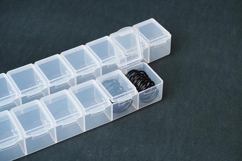 Koswork 7-Compartments Parts Box 165 × 33 × 23 mm (3er-Set)