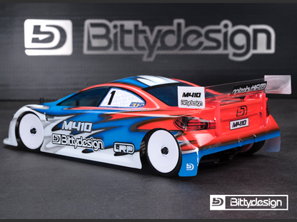 Bittydesign M410 1/10 TC 190mm Clear Body Shell - BDTC-M410