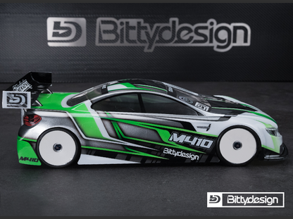 Bittydesign M410 1/10 TC 190mm Clear Body Shell - BDTC-M410