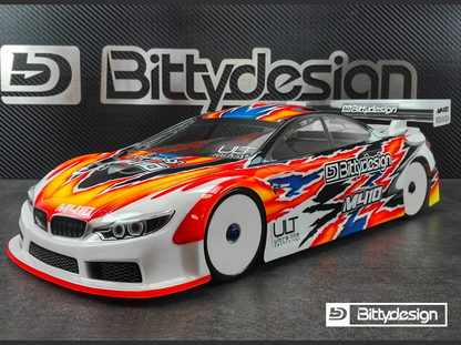 Bittydesign M410 1/10 TC 190mm Clear Body Shell - BDTC-M410