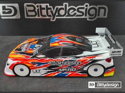 Bittydesign M410 1/10 TC 190mm Clear Body Shell - BDTC-M410