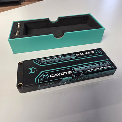 PRE OWNED Cayote Racing 5300mAh 2S LiPo Akku 7,6V 145C 197g - 532S145