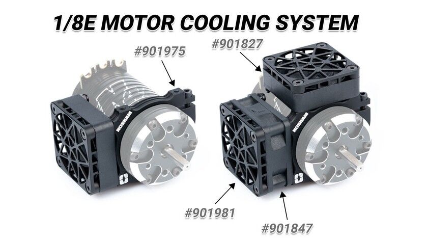 Nosram HighRev Power Motorlüfter 40x40x10mm - 901827 - RCXX - RC Racing Shop | RC Models | Tuning & Spare Parts for Professionals