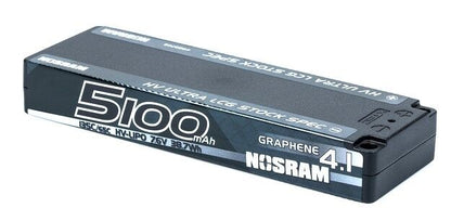 Nosram Graphene-4.1 5100mAh 7.6V 135C/65C HV Ultra LCG Stock Spec LiPo Akku - 248g - 999746 - RCXX - RC Racing Shop | RC Models | Tuning & Spare Parts for Professionals