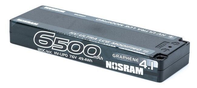 Nosram Graphene-4.1 6500mAh HV Ultra LCG Modified LiPo 7.6V 120C/60C - 237g - 999758 - RCXX - RC Racing Shop | RC Models | Tuning & Spare Parts for Professionals