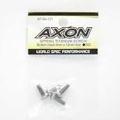 Axon SPRING TITANIUM SCREW Button Head (4) 4 x 12mm - RCXX - RC Racing Shop | RC Models | Tuning & Spare Parts for Professionals