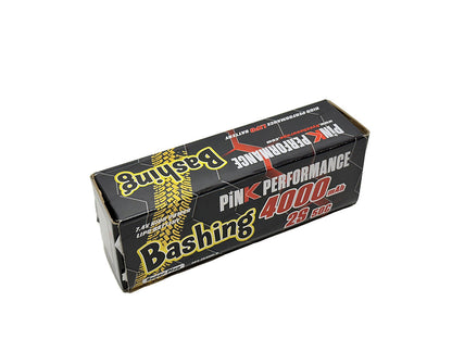 Pink Bashing LiPo 2S 7.4V-4000-50C (Deans) 139x47x25mm 240g Roun