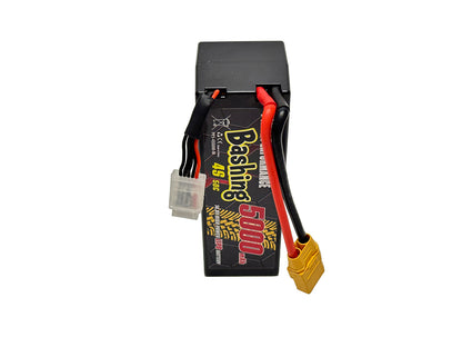 Batterie LiPo rose pour bashing 4S 14,8 V - 5000 mAh - 50C (Multicolore) 139 x 47 x 49 mm 590 g