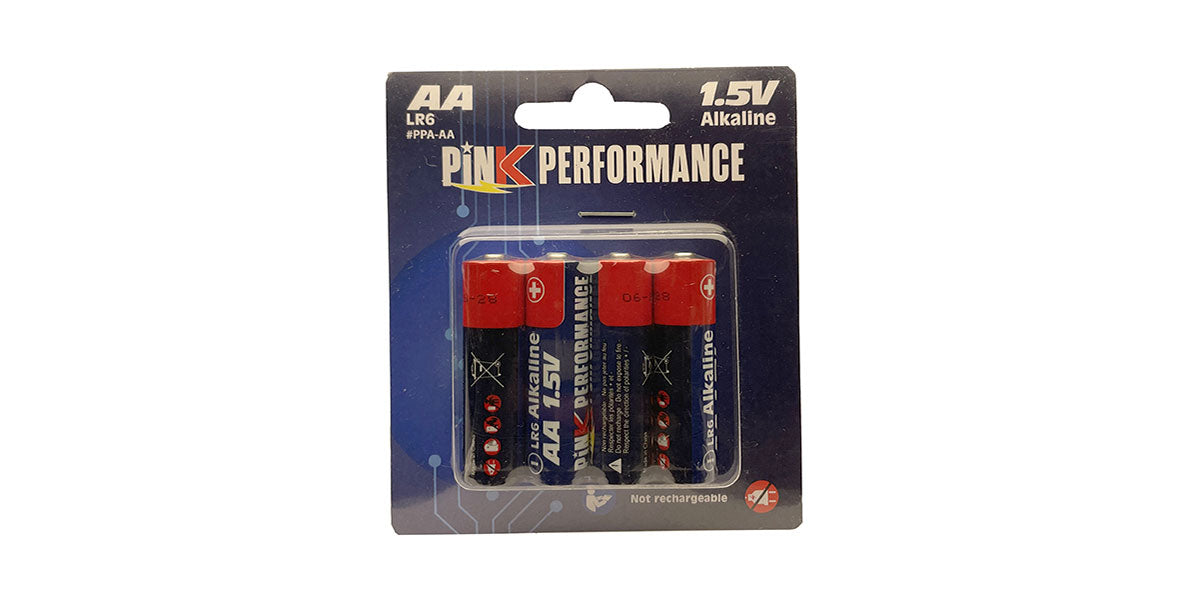 Pink Performance Trockenbatterie 1.5V AA R6 (4)