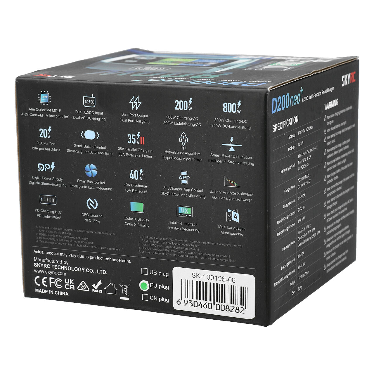 SkyRC D200 Neo+ LiPo 1-6s 20A 200W AC