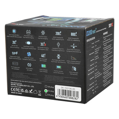 SkyRC D200 Neo+ LiPo 1-6s 20A 200W AC