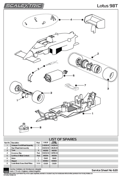 Lotus 98T - Ayrton Senna - C4529