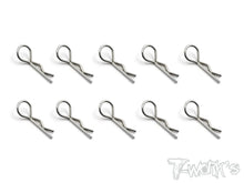 T-Works TA-121M Bent Body Clips M (10) - RCXX - rc racing for professionals