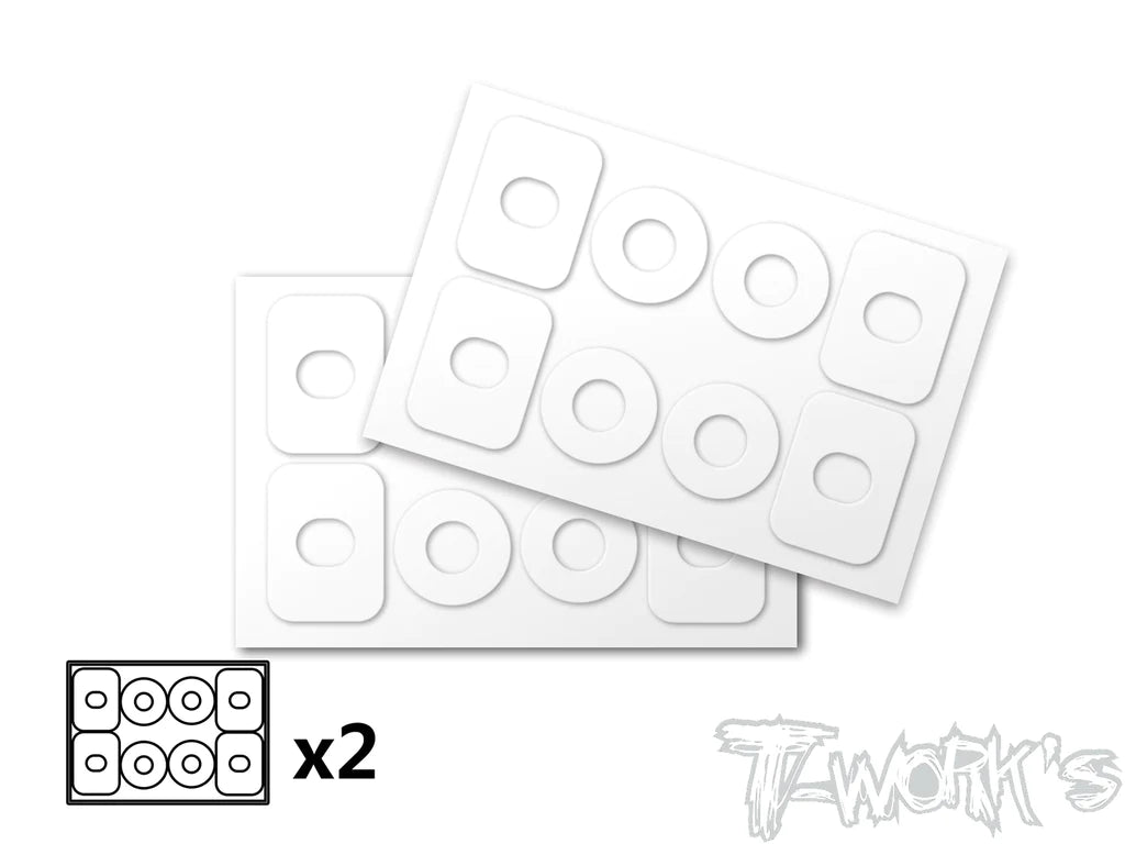 T-Works TA-128-D 1/8 Buggy Body Post Protectors SET - RCXX - rc racing for professionals