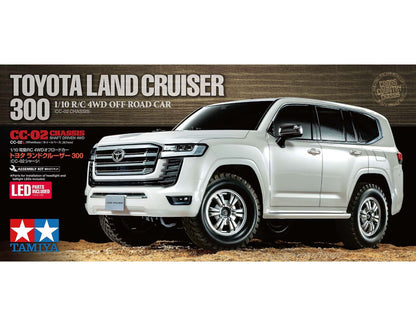 Tamiya Toyota Land Cruiser 300 (CC-02) 1/10 Scale Crawler without ESC - 58688A