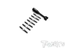 T-Works TB-243 64 Titanium Turnbuckle Set for INFINITY IF14-2 FWD - RCXX - rc racing for professionals