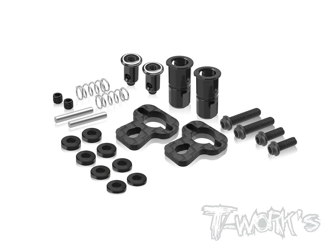 T-Works Easy-Snap Battery Holder Post / No Thread for Awesomatix A800R (2) TE-257-B - RCXX - rc racing for professionals