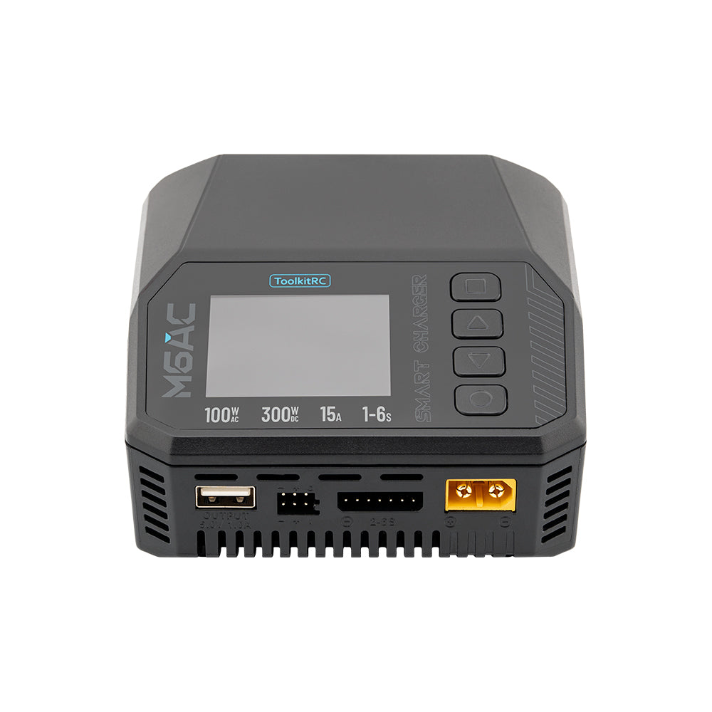 ToolkitRC M6AC LiPo 1-6S 15A Charger AC/DC - TK13800 - RCXX - RC Racing Shop | RC Models | Tuning & Spare Parts for Professionals