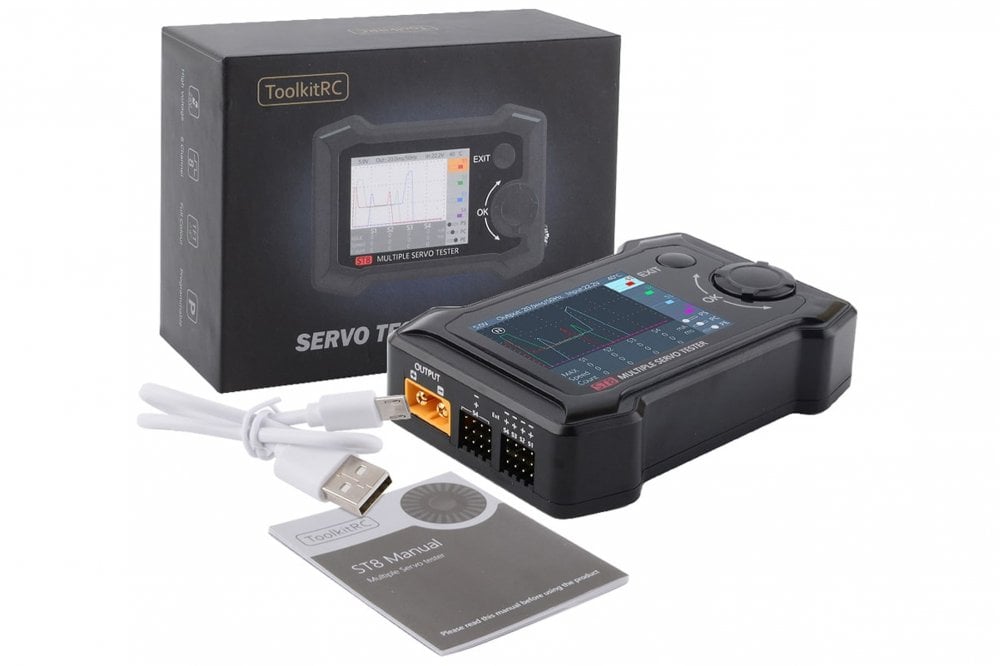 ToolkitRC ST8 Advanced Servo Tester - TK30500 - RCXX - RC Racing Shop | RC Models | Tuning & Spare Parts for Professionals