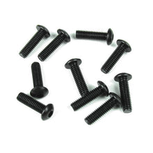 Tekno M4x12mm Button Head Screws (black, 10pcs) - TKR1444