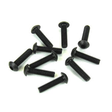 Tekno M4x16mm Button Head Screws (black, 10pcs) - TKR1447