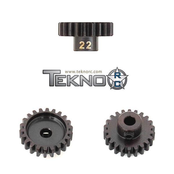 Tekno M5 Pinion Gear (22t, MOD1, 5mm bore, M5 set screw)  - TKR4182