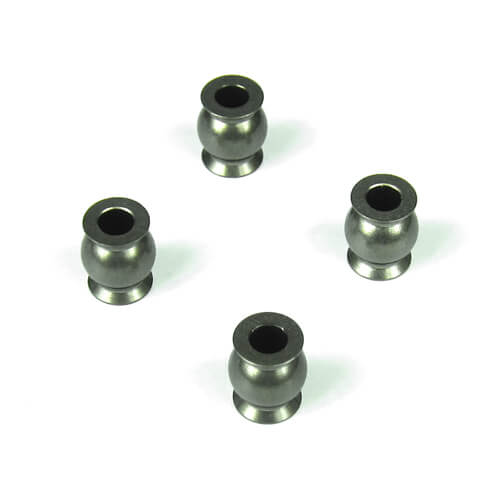 Tekno Pivot Balls (6.8mm, flanged, outside camber, aluminum, 4pcs, EB48) - TKR5053A