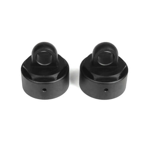 Tekno Shock Caps (aluminum, non-vented top, 2pcs) - TKR6003B