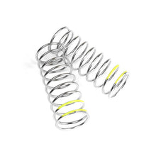 Tekno LF Shock Spring Set (front, 1.6x9.75, 4.44lb/in, 57mm, yellow) - TKR6105